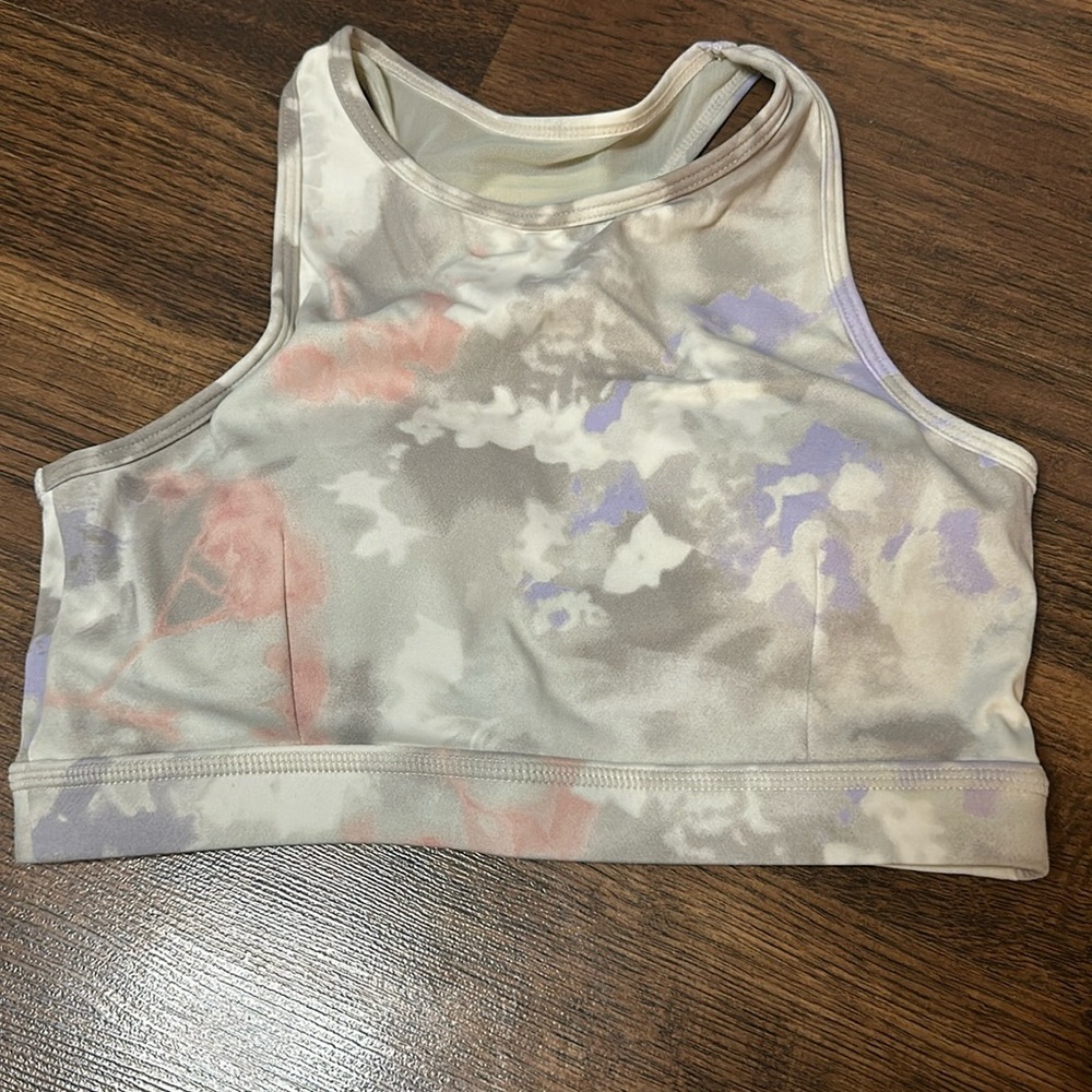 NWT MONO‎ B Watercolor Sports Bra
